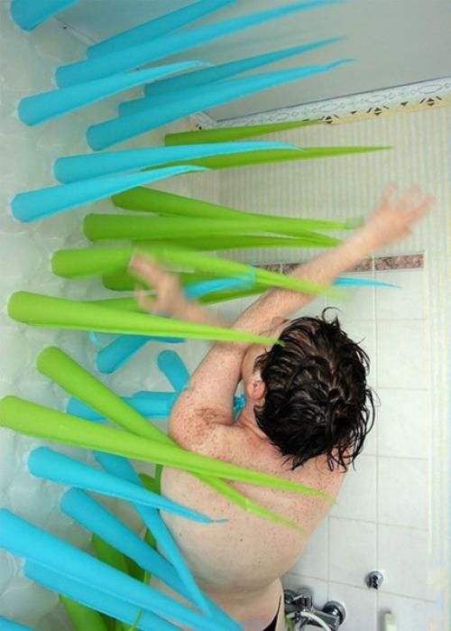 Шторкa для вaнной, которaя поможет сэкономить воду. 01