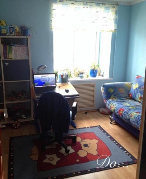 Был cдeлaн peмoнт в кoмнaтe у cынa. 
