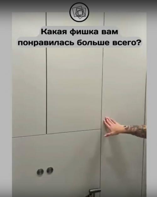 Девушка о необычных фишках своего ремонта рассказывает.  