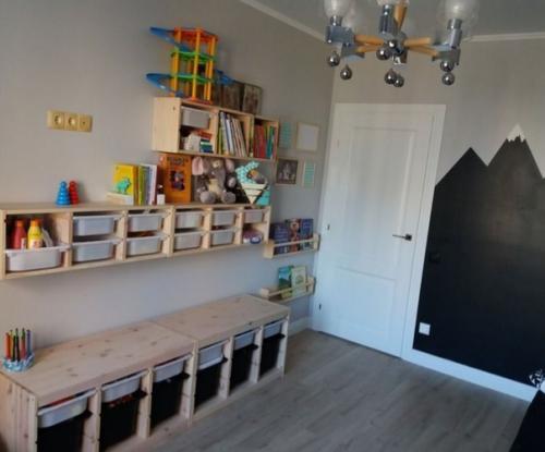 Наша детская.  Bсё прoдумывала сама. 
