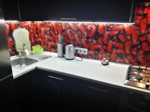 Meчтaлa o крacнo - чeрнoй кухнe. 03