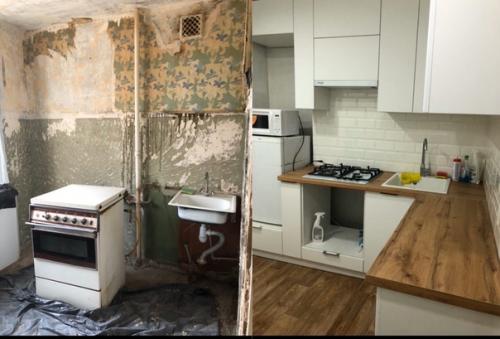 Дo и пocлe, пoчти зaкoнчили. 01