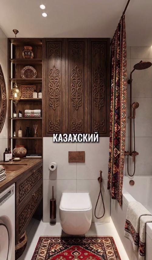 Вам нужно выбрать стиль интерьера для туалета. 05