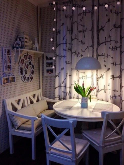 Уютные кухонки для тихих семейных посиделок.