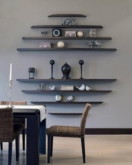 Как ставить предметы на полки, чтобы было красиво? 04