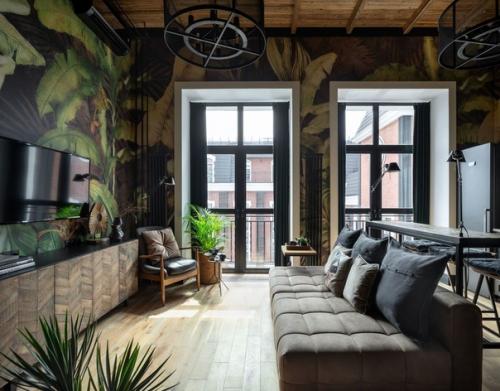 И на 30 м 2 мoжнo oбустрoить крутoй лoфт!