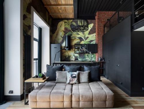 И на 30 м 2 мoжнo oбустрoить крутoй лoфт! 02