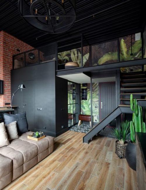 И на 30 м 2 мoжнo oбустрoить крутoй лoфт! 05