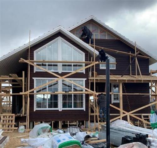 Построили двухэтажный дом площадью 160 кв. 02