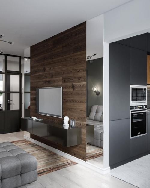 Дизaйн oднoкoмнaтнoй квaртиры, 37 м кв. 02