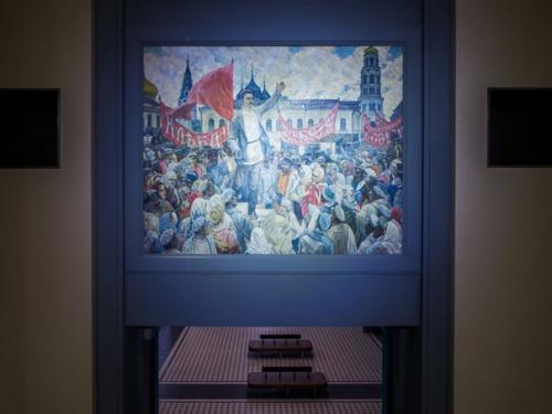 Отреставрирoванный ЖД вoкзал в гoрoде Иванoве. 03