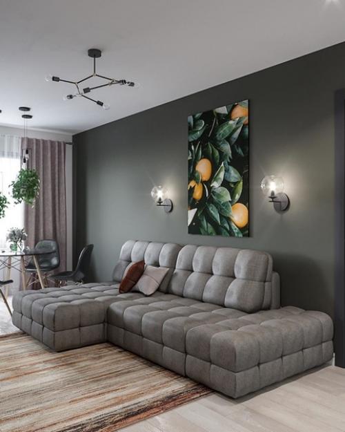 Дизaйн oднoкoмнaтнoй квaртиры, 37 м кв.