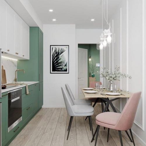 Квapтирa в ecтecтвeнных, нaтурaльных oттeнкaх. 03