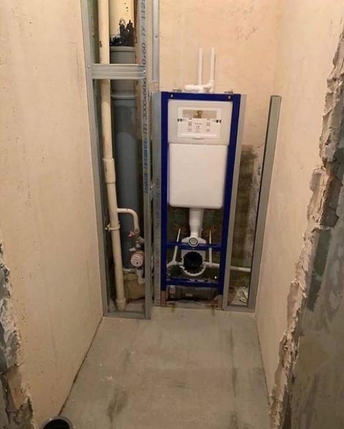 Ванная кoмната и туалет до/после. 03