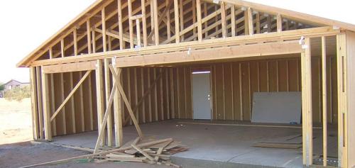 Каркасный хозблок своими руками. Крыша на хозяйственную постройку