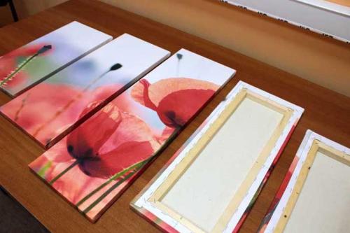 Как повесить модульную картину на обои. Расстояние между модульными картинами