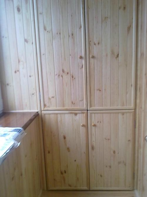 Шкаф в нише своими руками из вагонки. Как сделать шкаф на балкон из вагонки: подробная инструкция