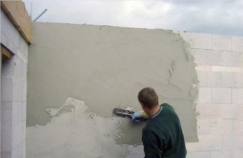 Декоративная штукатурка на пеноблок. Штукатурка пеноблоков: необходимость и этапы работ