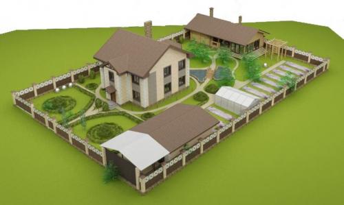 Участок 15 соток планировка. Планировка участка 15 соток — пошаговая инструкция, как обустроить свой участок под ключ! (фото и видео)