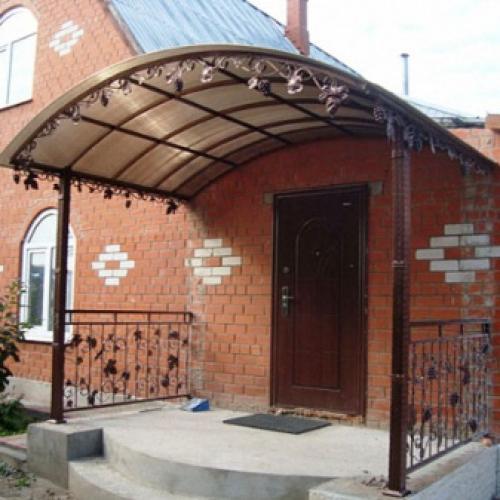 Крыльцо из металла в дом. Металл: плюсы и минусы 15 Крыльцо из металла в дом. Металл: плюсы и минусы 15