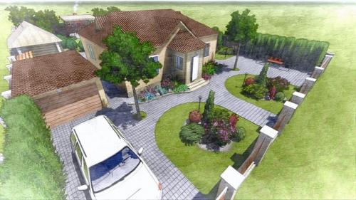 Озеленение двора частного. Принципы планировки двора возле частного дома 03 Озеленение двора частного. Принципы планировки двора возле частного дома 03