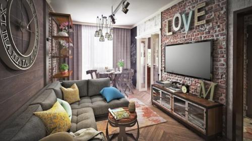 Как расставить мебель в зале. Проходная комната в хрущевке: как решить сразу несколько проблем