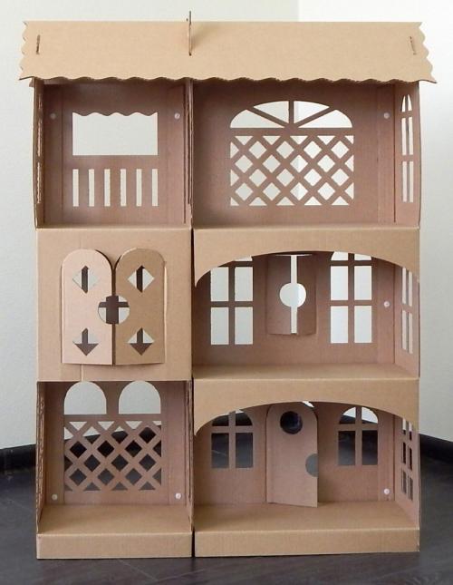 Как сделать домик в доме. Как сделать домик из картона самостоятельно