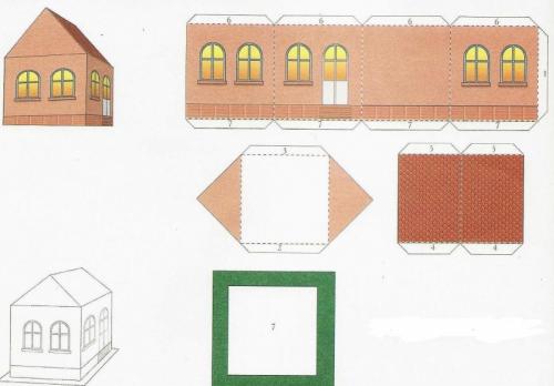 Как сделать домик в доме. Как сделать домик из картона самостоятельно