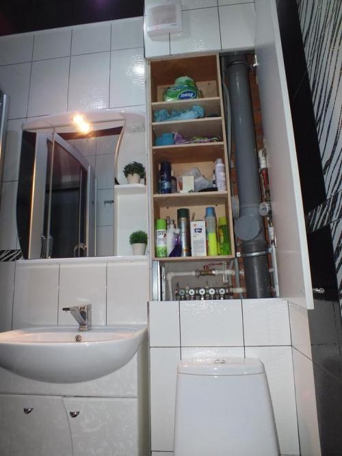 Санузел в хрущевке раздельный. Маленькая ванная комната в хрущевке — секреты большого дизайна 07 Санузел в хрущевке раздельный. Маленькая ванная комната в хрущевке — секреты большого дизайна 07