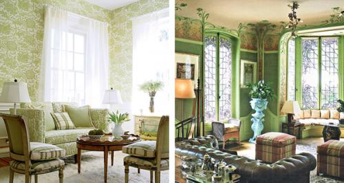 Болотный цвет в интерьере. Зеленый цвет в интерьере, выбираем правильные оттенки. Более 100 фото