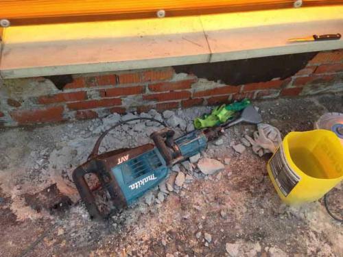 Отмостка бетонная. Бетонные отмостки