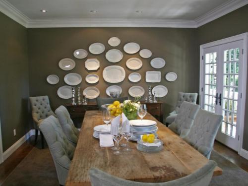 Тарелки на стенах: 23 примера 13
