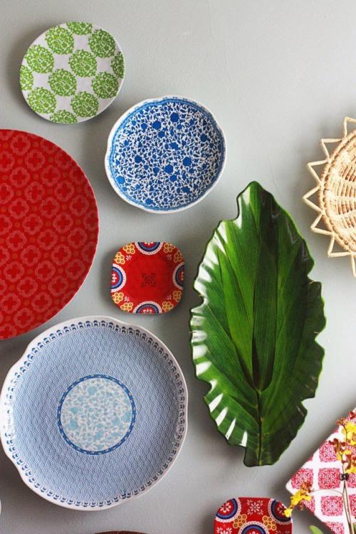 Тарелки на стенах: 23 примера 19