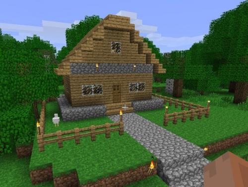 Как построить ДОМ в майнкрафте. Как сделать ДОМ в minecraft