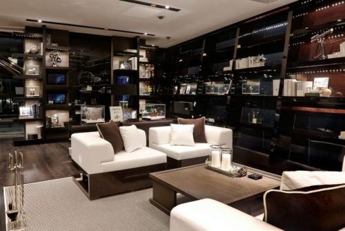 20 темных гостиных в современном стиле 06