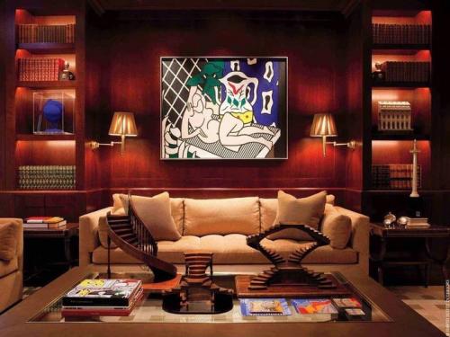 20 темных гостиных в современном стиле 04