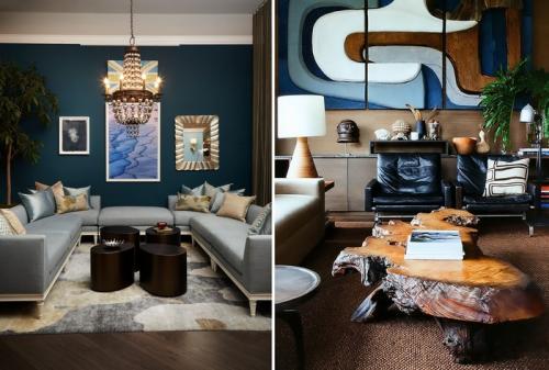 20 темных гостиных в современном стиле 02
