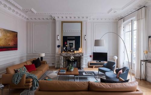 Квартира с витражным окном в Париже 09