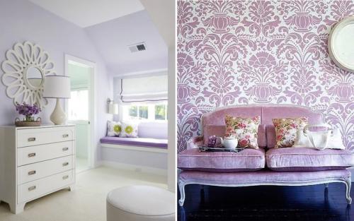 Лиловый с белым: 30 примеров сочетания 15