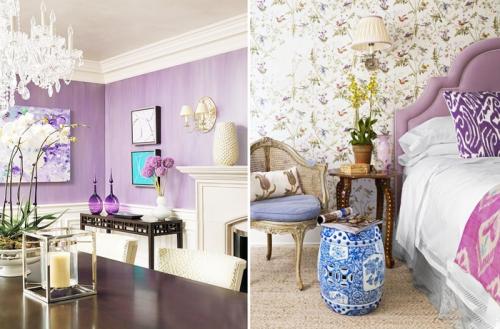 Лиловый с белым: 30 примеров сочетания 17
