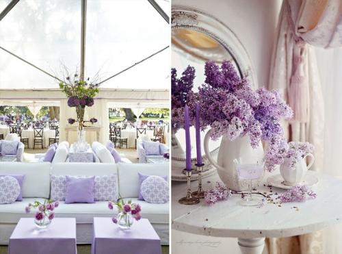 Лиловый с белым: 30 примеров сочетания 12