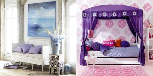 Лиловый с белым: 30 примеров сочетания 08