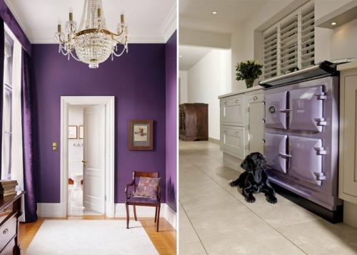 Лиловый с белым: 30 примеров сочетания 05