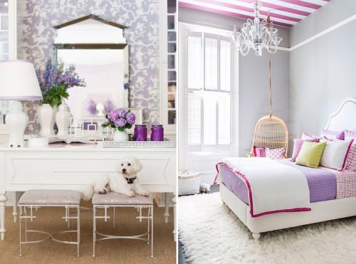 Лиловый с белым: 30 примеров сочетания 21