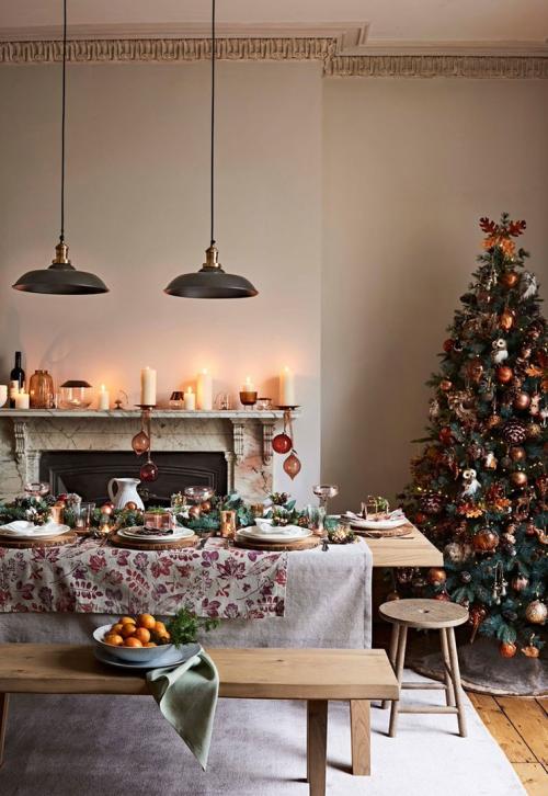 Порция вдохновляющих новогодних интерьеров 01