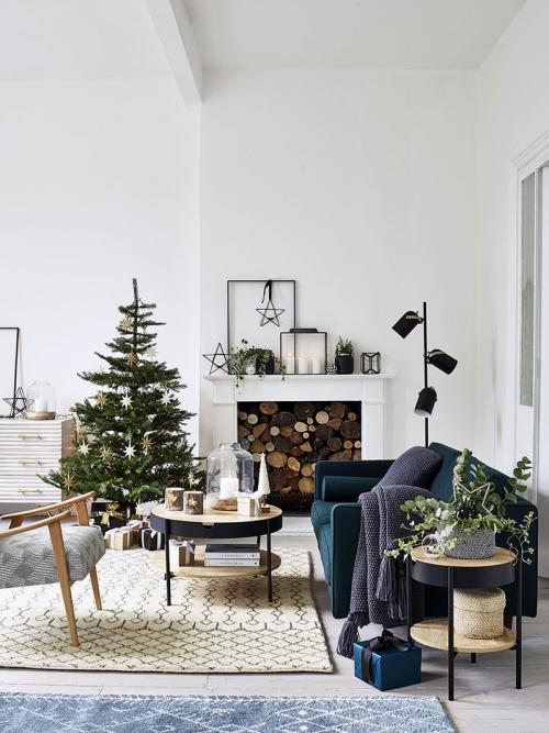 Порция вдохновляющих новогодних интерьеров 08