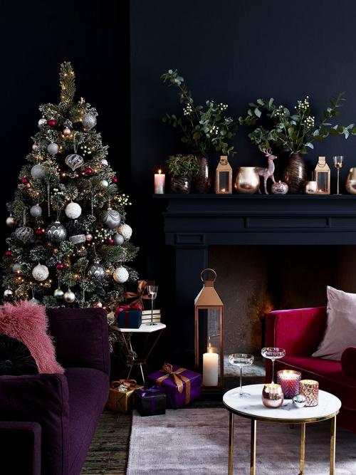 Порция вдохновляющих новогодних интерьеров 13