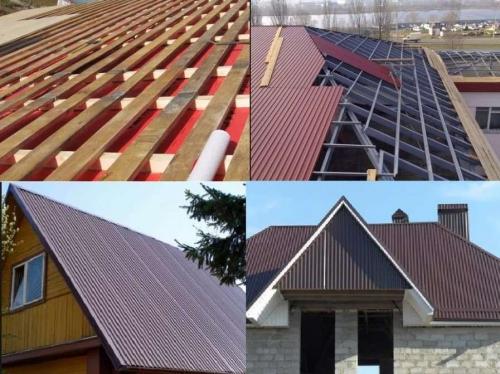 Перекрыть крышу профнастилом. Как покрыть крышу профнастилом своими руками пошаговая инструкция