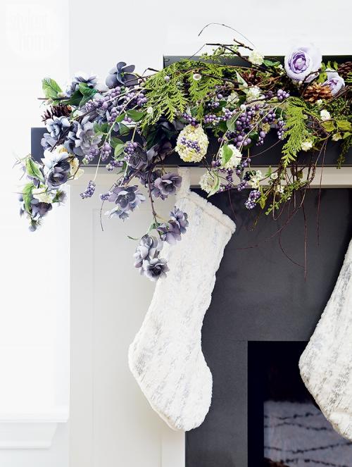 Рождество с фиолетовыми акцентами в Канаде 01