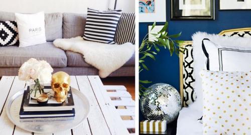 Золотые элементы в декоре 12